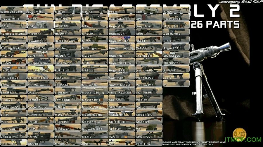 3D枪械拆解2(Gun Disasm2)全解锁中文版