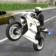 警察摩托城市驾驶PoliceBikeCityDriving
