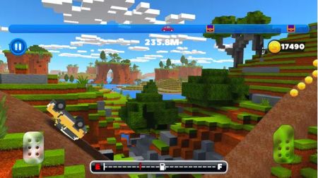 Blocky Rider: Roads Racing