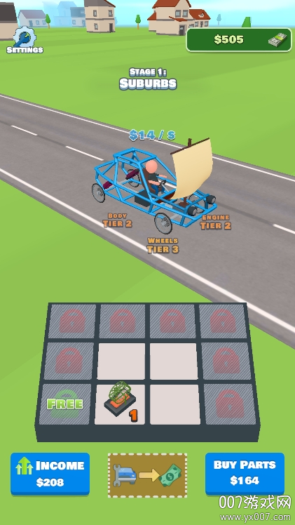 合成竞速之王赛车收集手游免广告版下载(Idle Racer)