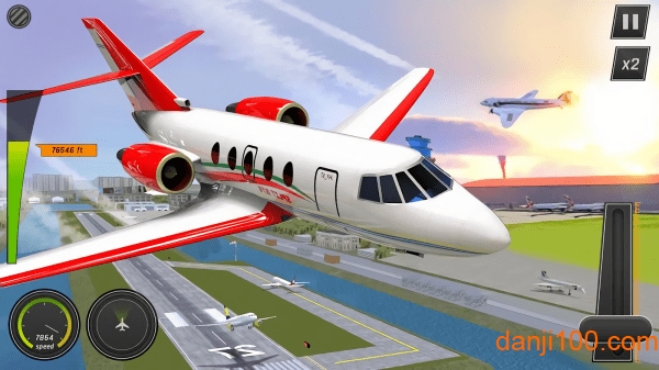 城市飞机飞行员飞行模拟汉化版(City Airplane Pilot Flight Sim - New Plane Games)