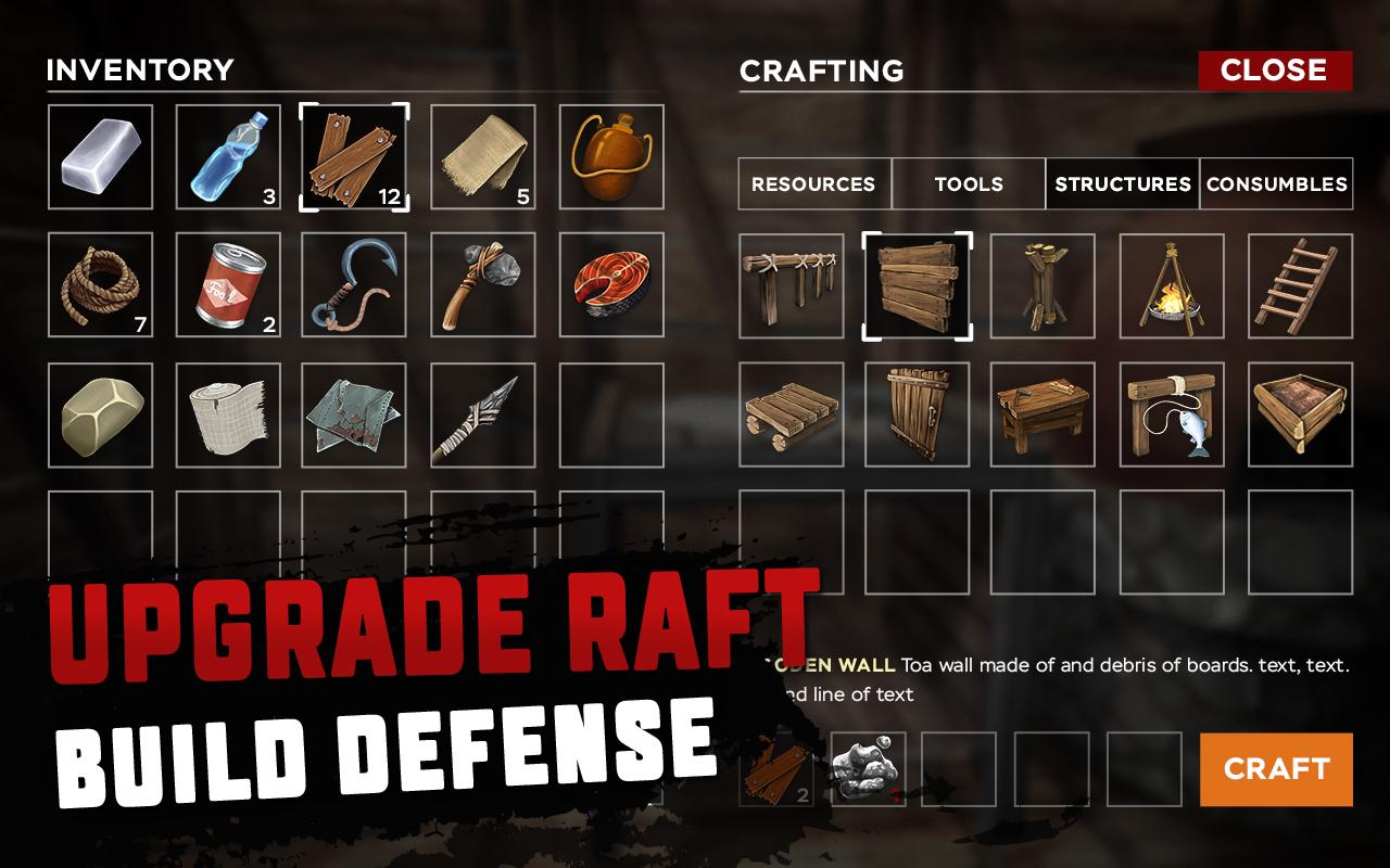 RAFT: Original survival game