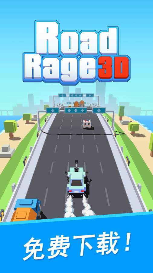 Road Rage 3D:Fastlane Game
