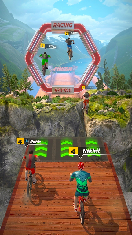 BMX速降竞速Downhill Race Extreme BMX Rush1.0.17 极限竞速版