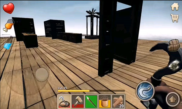 木筏海上生存無(wú)限金幣