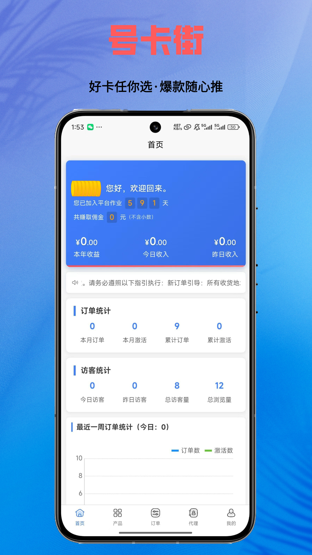 号卡街