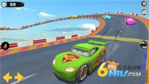 Splashy Superhero Vertigo racing : Lightning Car